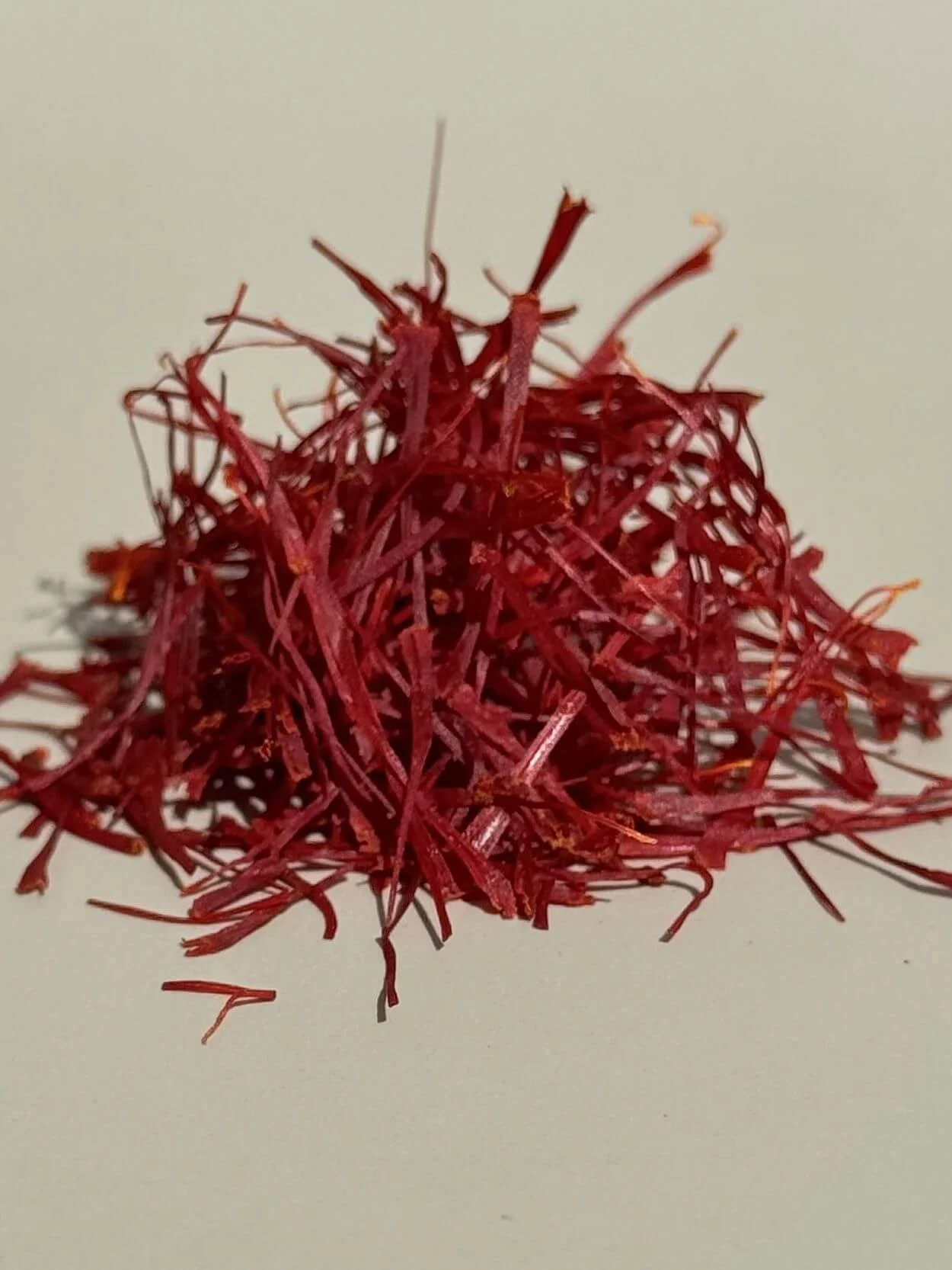 Saffron infused desert salt grinder on seared steak